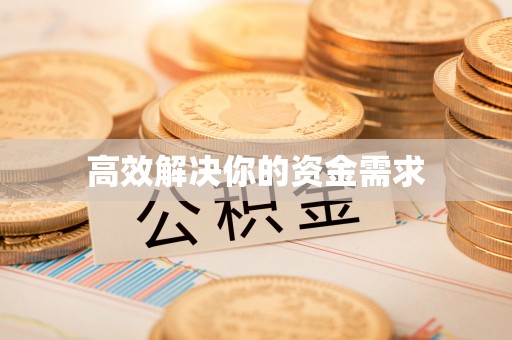 海东高效解决你的资金需求