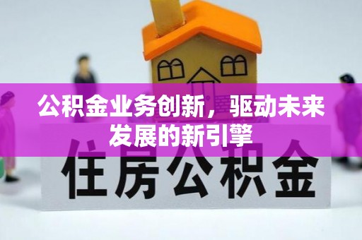 海东公积金业务创新，驱动未来发展的新引擎