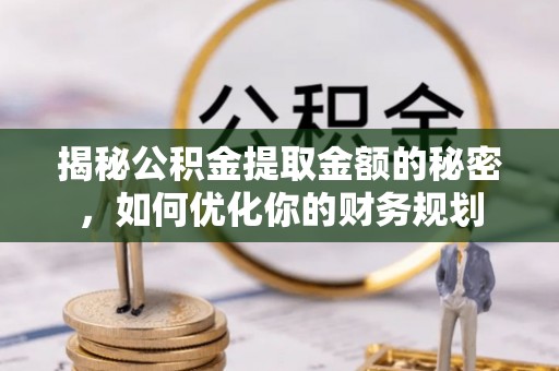 海东揭秘公积金提取金额的秘密，如何优化你的财务规划