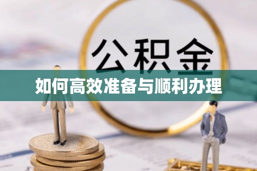 海东如何高效准备与顺利办理
