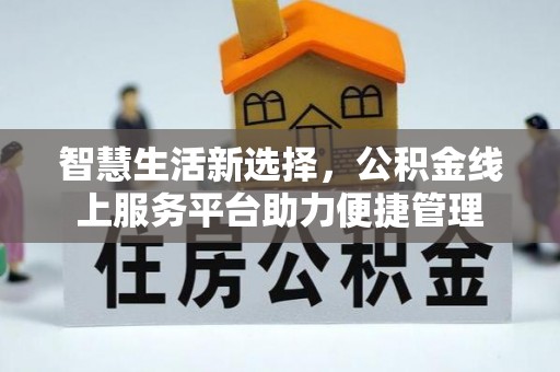 海东智慧生活新选择，公积金线上服务平台助力便捷管理