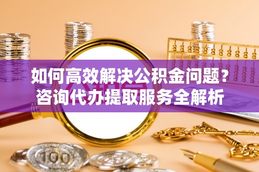 海东如何高效解决公积金问题？咨询代办提取服务全解析