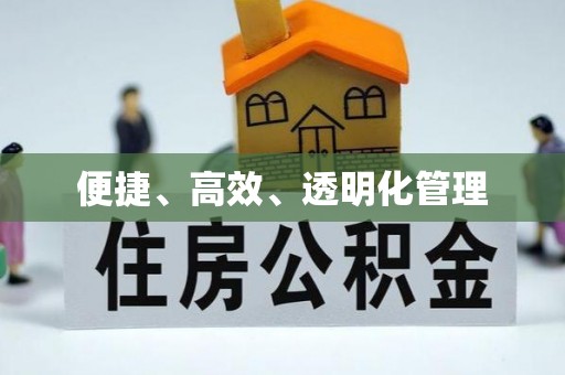 海东便捷、高效、透明化管理