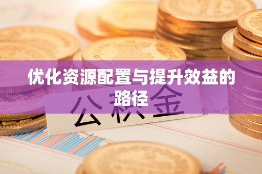 海东优化资源配置与提升效益的路径