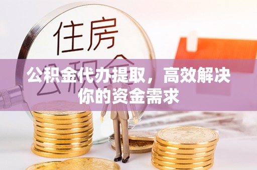 海东公积金代办提取，高效解决你的资金需求